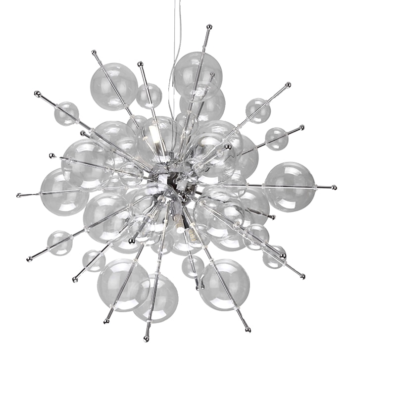 buborékcsillár 65cm gömb alakú csillár arany ezüst konyhaszigethez nappali étkező hálószoba lámpák 110-240v 2025 - $730.99 –P6