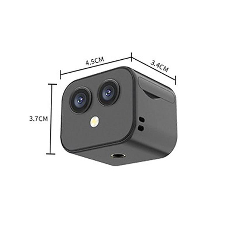 4K Dual-Lens WiFi Mini Camera - Binnen Smart Home Beveiligingscamera met Infrarood Nachtzicht Bewegingsdetectie HD Videorecorder 2025 - $44.99 –P19