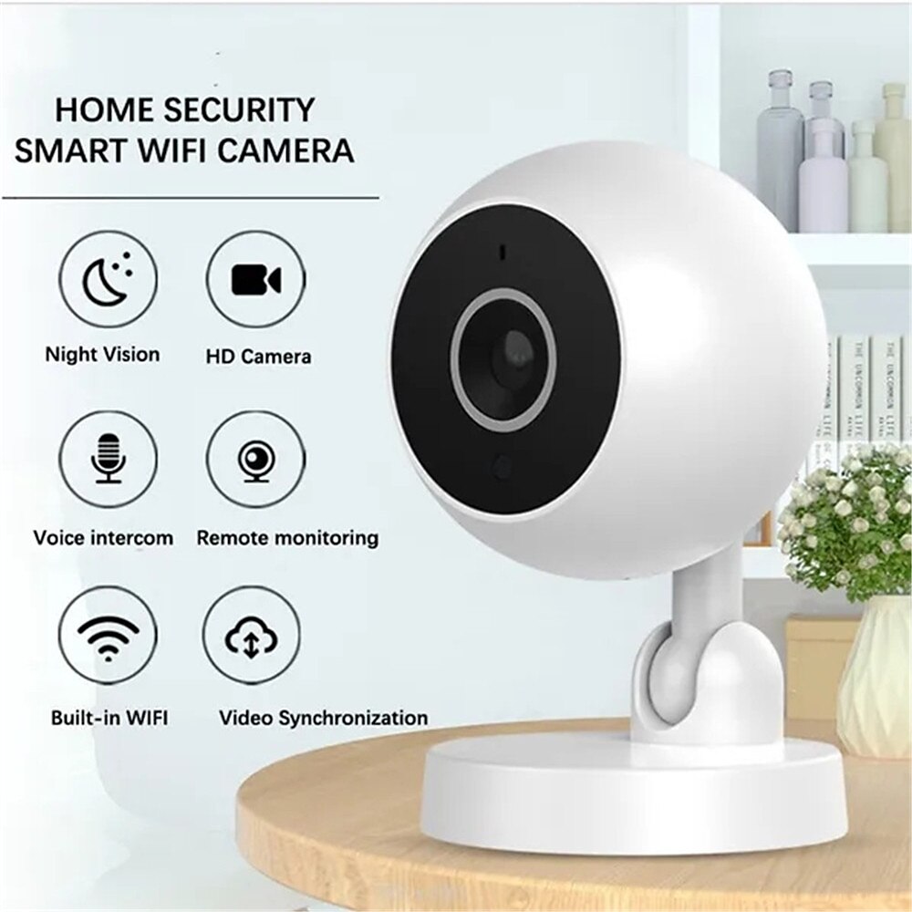 1080P Wireless wifi smart home network camera remote intercom HD security surveillance camera for Pet Baby Elderly Parents Monitor 2025 - $33.99 –P1