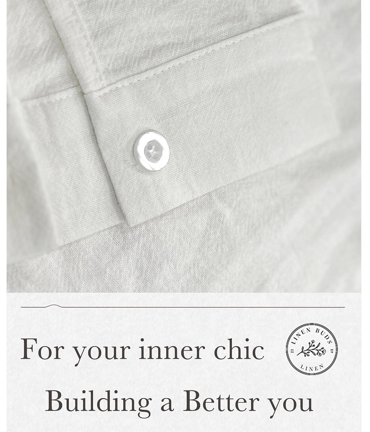 10% linne Button-Down Herr Skjorta linneskjorta Vit Rodnande Rosa Marinblå Långärmad Ensfärgat Krage Vår & sommar Ledigt Dagligen Kläder 2025 - $20.99 –P6