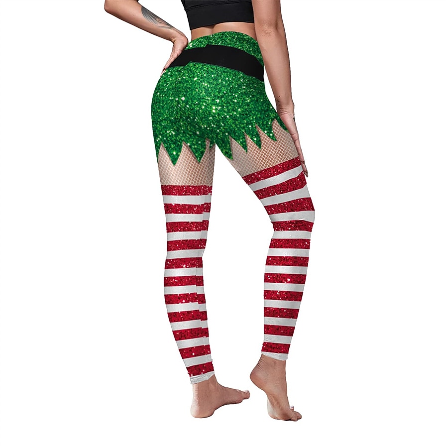 Weihnachtsmann Leggins Jogginghosen Damen Weihnachten Heiligabend Weihnachten Erwachsene Weihnachten Silvester Hosen 2025 - $17.49 –P15
