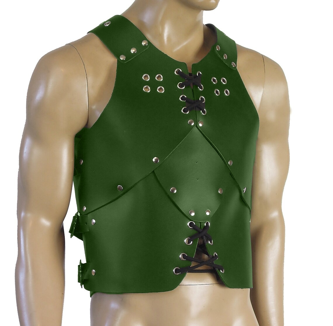 Retro Antiguo Medieval Renacimiento Armas y Armaduras Armadura de Hombro Guardia de pecho Guerrero Caballero Vikingo Disfraz Unisexo Vikingo Víspera de Todos los Santos Carnaval Rendimiento LARP 2026 - $79.99 –P5