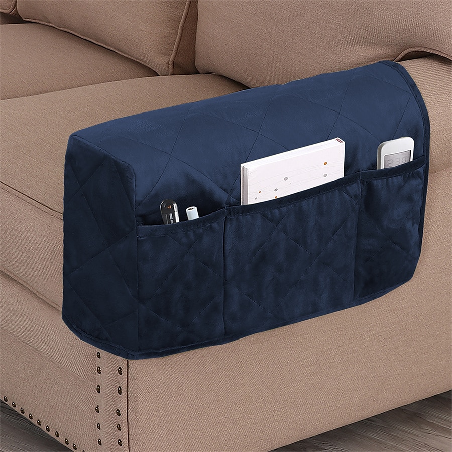 2 peças capas de apoio de braço para cadeiras e sofás capas de braço de sofá para capas de apoio de braço de sofá com bolso lateral protetor de móveis antiderrapante capas de apoio de braço laváveis de 2025 por $39.99 –P8