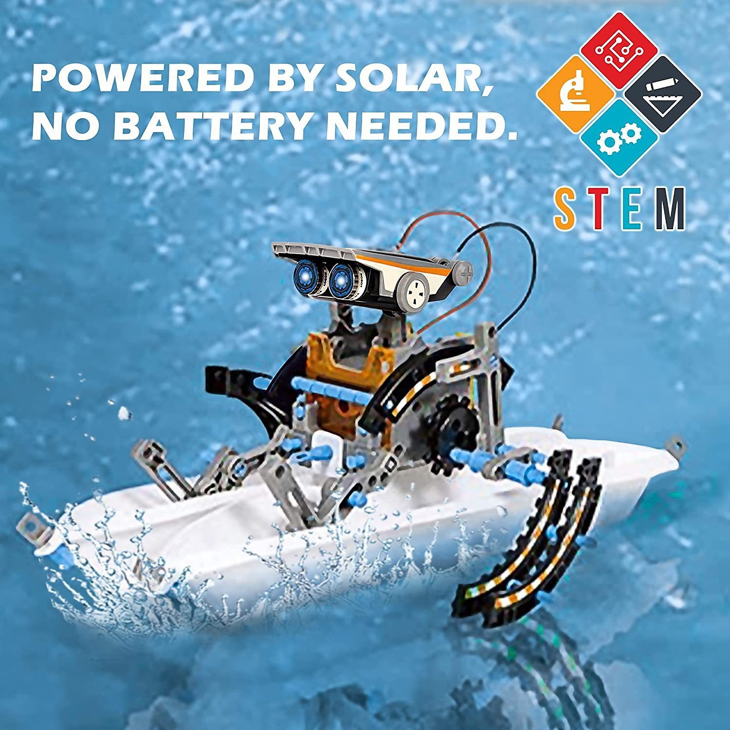 13 In 1 Solar Assembled Scientific Puzzle Toy Car 13 In 1 Intelligent Fun Robot 2025 - $37.99 –P2