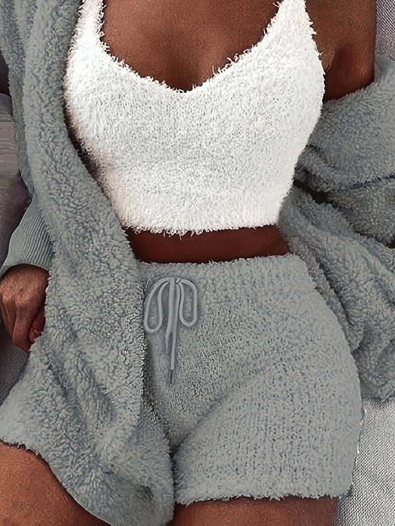 Ενηλίκων Συμπαγές Χρώμα Νυκτικά Πιτζάμες Onesie Πιτζάμες Kigurumi Καθημερινό / Σπορ Για Γυναικεία Κινούμενα σχέδια 2025 - $39.99 –P1