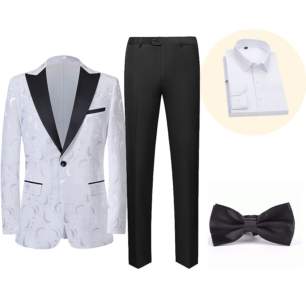 Retro Vintage Roaring 20s 1920s Outfits Suits & Blazers The Great Gatsby Gentleman Men's Masquerade Party Party & Evening Bachelorette Party Adults' Coat Blouse Pants 2025 - $133.99 –P3