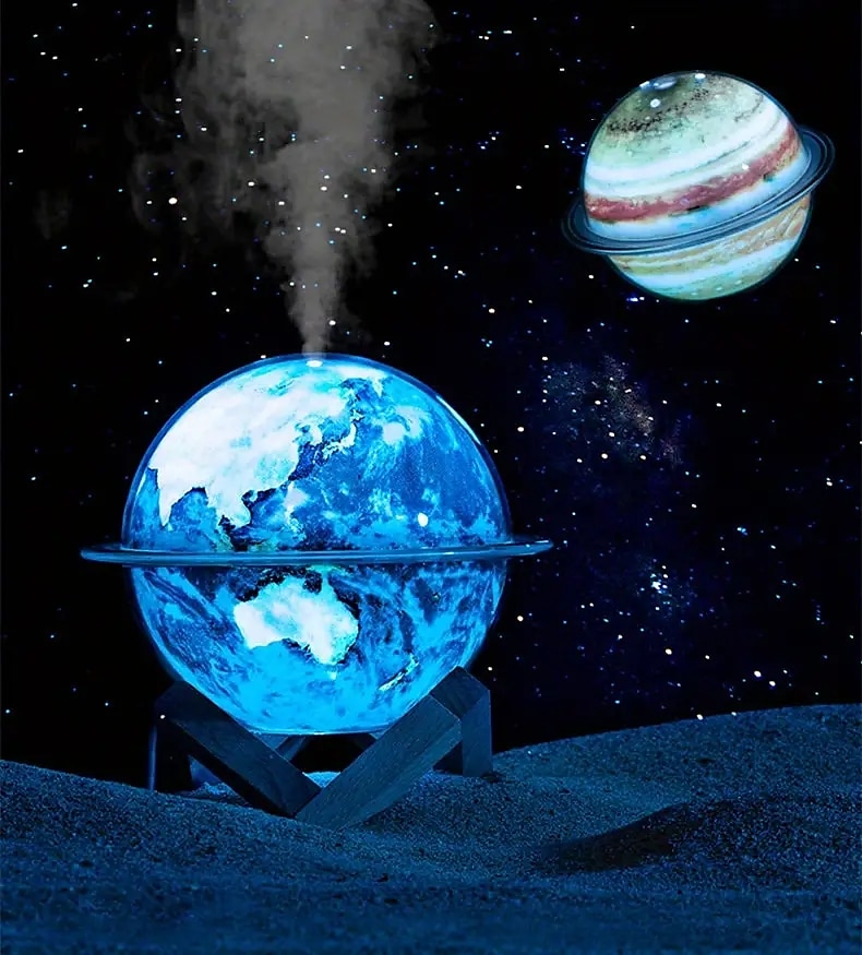 υγραντήρας galaxy με πολύχρωμα φώτα και μεγάλο σπρέι - υγραντήρας αέρα που τροφοδοτείται από usb για οικιακό γραφείο και υπνοδωμάτιο - βελτιώστε την ατμόσφαιρά σας με νυχτερινό φως 2025 - $38.99 –P1
