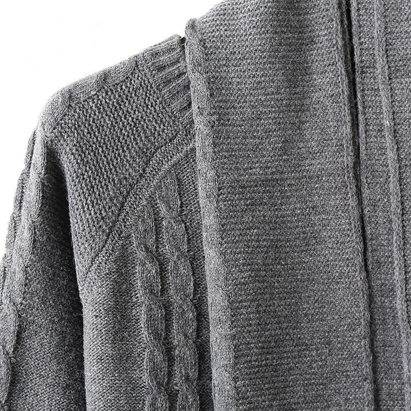 Herren Pullover Rollkragenpulli Kurzer Pullover Strickpullover Gerippt Gedrehtes Stricken Standard Taste Strick Glatt Rollkragen warm halten Moderne zeitgenössische Freizeitskleidung Ausgehen 2025 - $41.99 –P1