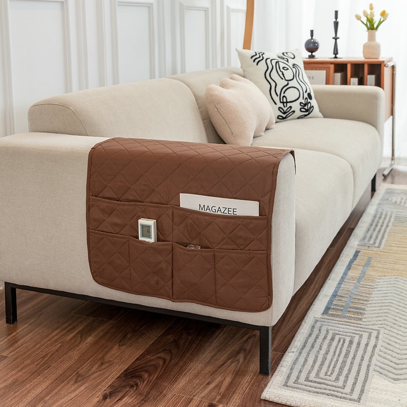 1 Pcs Armrest Covers for Chairs and Sofas Couch Arm Covers for Sofa Armrest Covers with Side Pocket Anti-Slip Furniture Protector Washable Armrest Slipcovers 2025 - $13.49 –P12