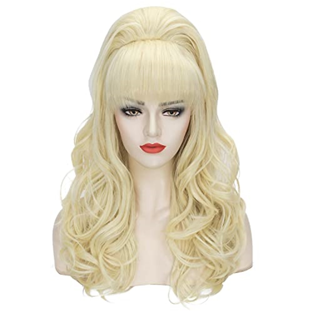Ruskeat mehiläispesäperukat naisille kastanjasävytetty vintage-bouffant-peruukki pitkät kuparinväriset kiharat viktoriaaniset femmirobot-peruukki 50- 60- ja 70-lukujen peruukit naisille 2026 - $21.99 –P7