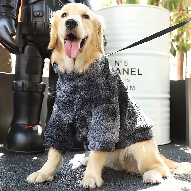 Hund Katt Kappor Jakke Mode party Vinter Varm Andningsfunktion Mjuk Tvättbar Bekväm Jul Halloween Utomhus Ledigt / vardag Hundkläder for Hes Labrador alaskan malamute golden retriever Corgi 2025 - $23.99 –P1