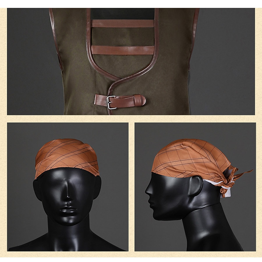 Havsäventyrare Usopp Stråhattpirat Animé Cosplay-kostym Cosplay-kostymer Halloween Karnival Comic Con Anime Expo Väst Byxor Huvudbonad Till Herr Vuxen 2026 - $68.99 –P10