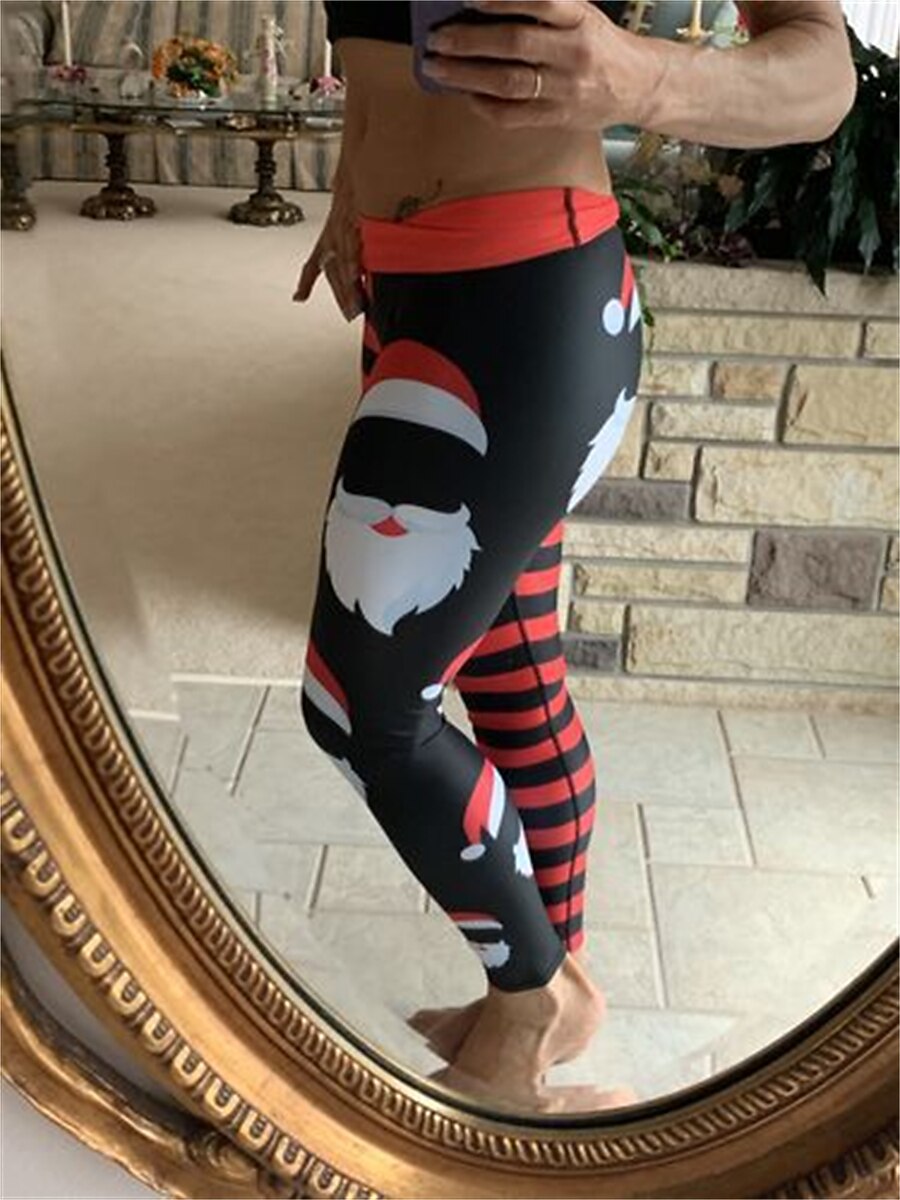 Papai Noel Leggings Calça Jogger Mulheres Natal Noite de Natal Natal Adulto Natal Véspera de Ano Novo Calças de 2025 por $17.49 -P13