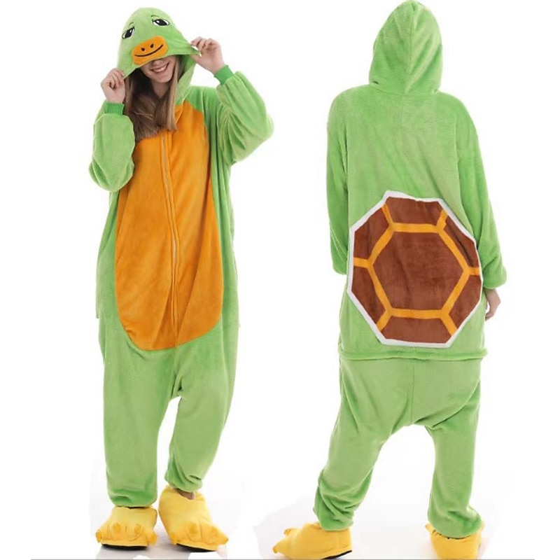 Adults' Animal Onesie Costume Carnival Costume Turtle Onesie Pajamas Kigurumi Pajamas Funny Costume For Men and Women Carnival New Year Cartoon 2025 - GBP £30 –P1