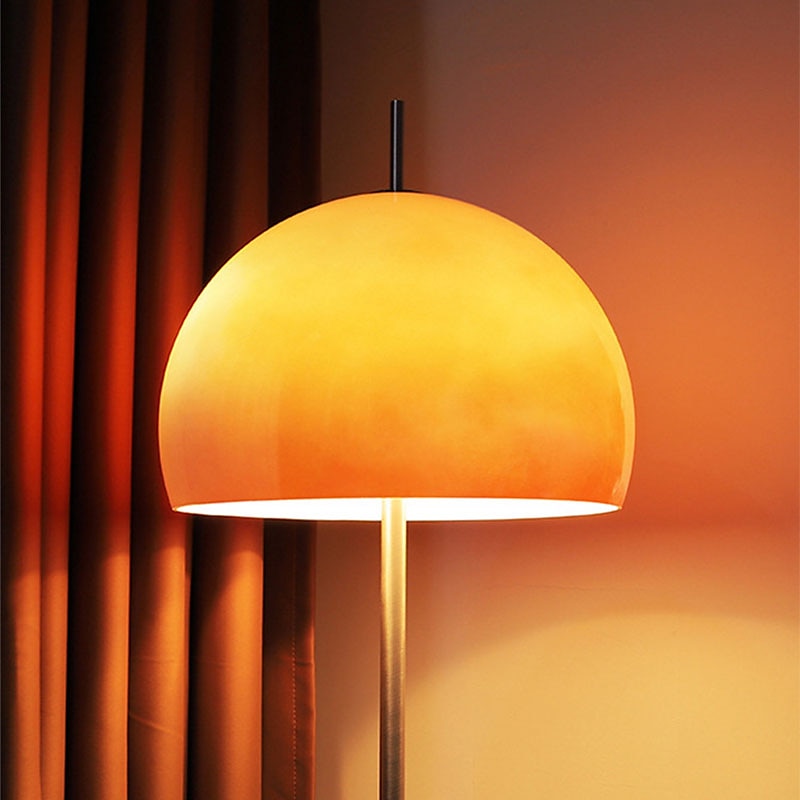 Lámpara de pie con forma de seta de luz suave, lámpara de pie creativa medieval, pantalla de cristal, sala de estar, dormitorio, lámpara vertical, adornos, decoraciones 85-265v 2025 - $381.69 –P2
