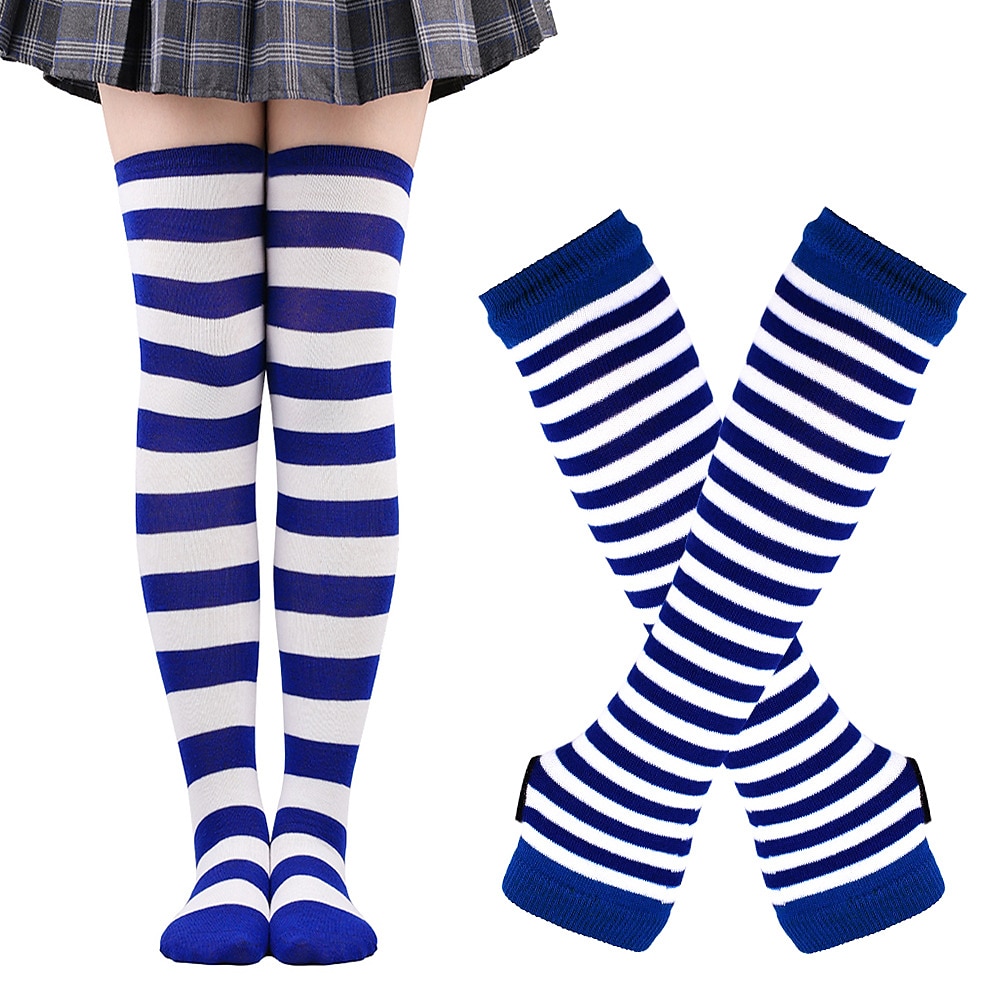 Calcetines hasta rodilla Calcetines de Navidad Mujer Navidad Carnaval Mardi Gras Nochebuena Retro Antiguo Guantes Calcetines 2025 - $15.49 –P16