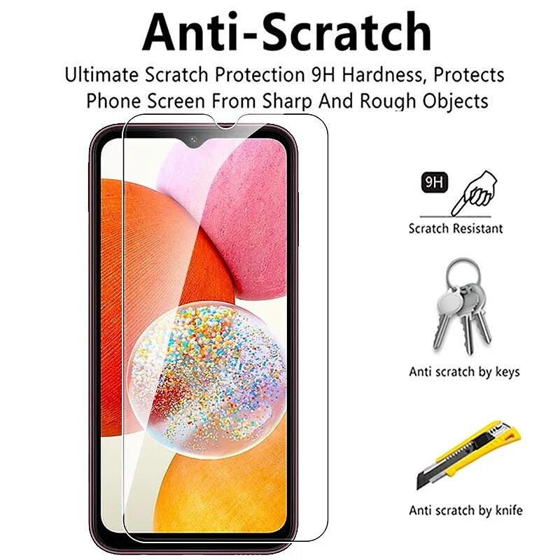 5 stuks Scherm Beschermer Voor Samsung Galaxy S24 Ultra Plus S23 S22 S21 S20 Ultra Plus FE S25 Ultra Gehard Glas 9H-hardheid Anti-vingerafdrukken High-Definition (HD) Explosieveilige 3D 2025 - $12.99 –P4