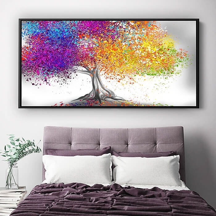 Pintura a óleo abstrata colorida da árvore da vida, arte de parede, tela pintada à mão, imagens de arte de parede para sala de estar, decoração de casa, sem moldura de 2026 por $168.99 –P13