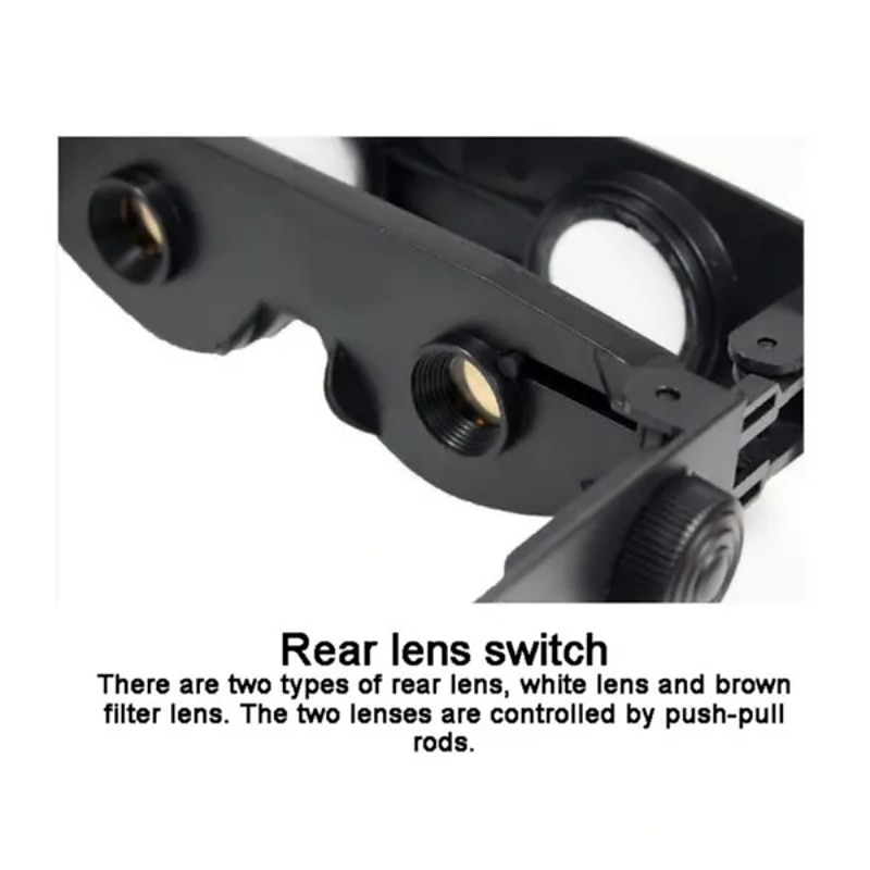 Zoomable Wearable Binoculars Bird Watching Kids & Adults Binocular Night Vision Glasses Hands Free Sports Opera Glasses Macular Degeneration Glass Optics Best Compact Long Distance Eye Telescope 2026 - $17.99 –P9