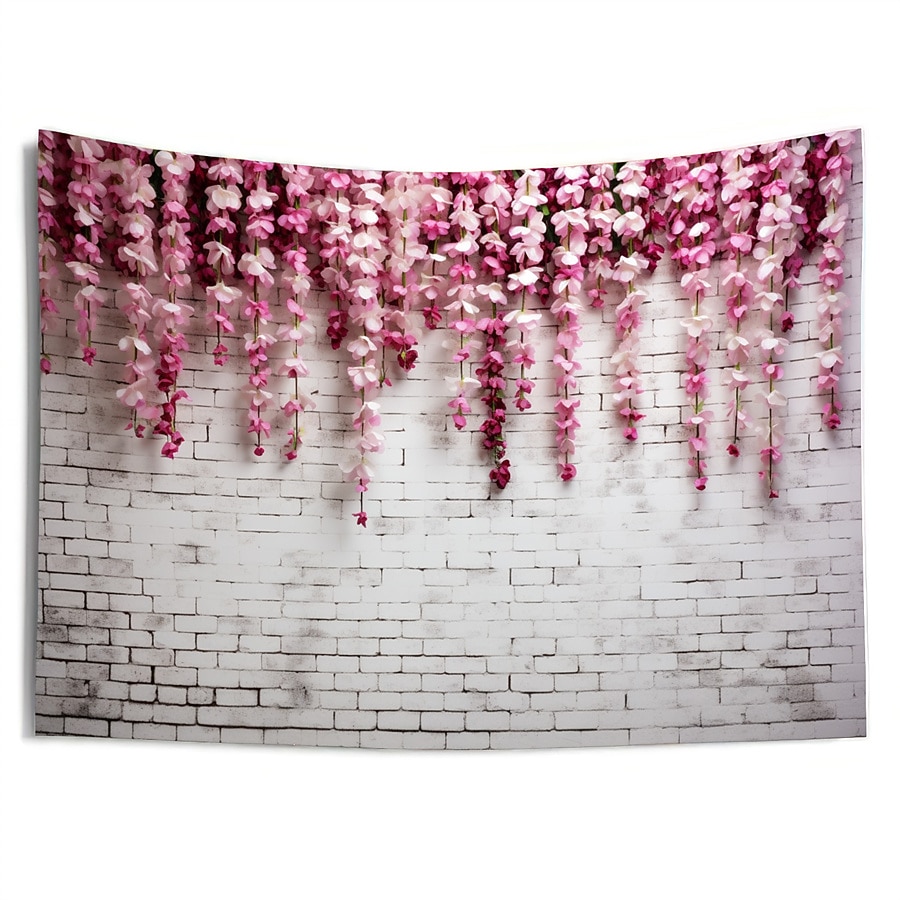 Esküvői Dekorációk Háttér Fotófal Nagy Gobelin Művészet Falfestmény Dekoráció Takaró Függöny Otthon Hálószoba Nappali Dekoráció Virág Háttér 2026 - $19.99 –P10