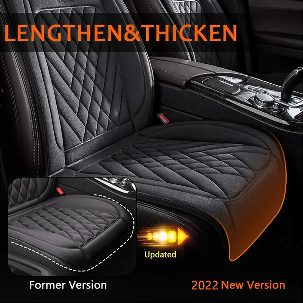 12/24V Heated Car Seat Cover, Universal Car Seat Heater, 30s Fast Heating, Winter Cushion, Back Warmer Pads 2025 - $61.99 –P2