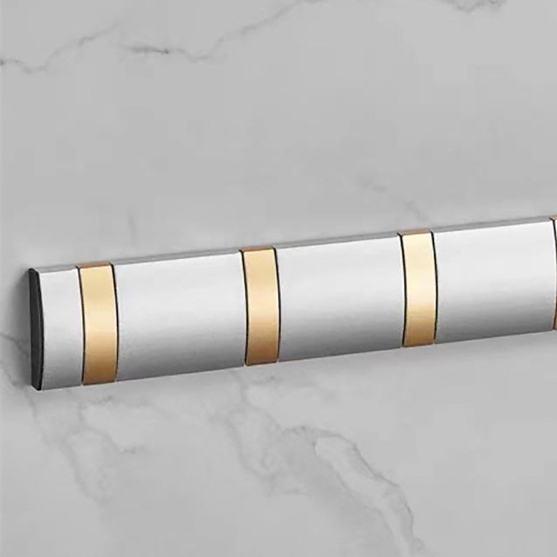 gancio appendiabiti da parete pieghevole, ganci multiuso porta asciugamani per appendiabiti da bagno, gancio per panni per chiavi sul retro della porta, supporto per organizer da bagno a parete, ganci da parete per appendiabiti resistenti del 2025 a $12.99 –P10