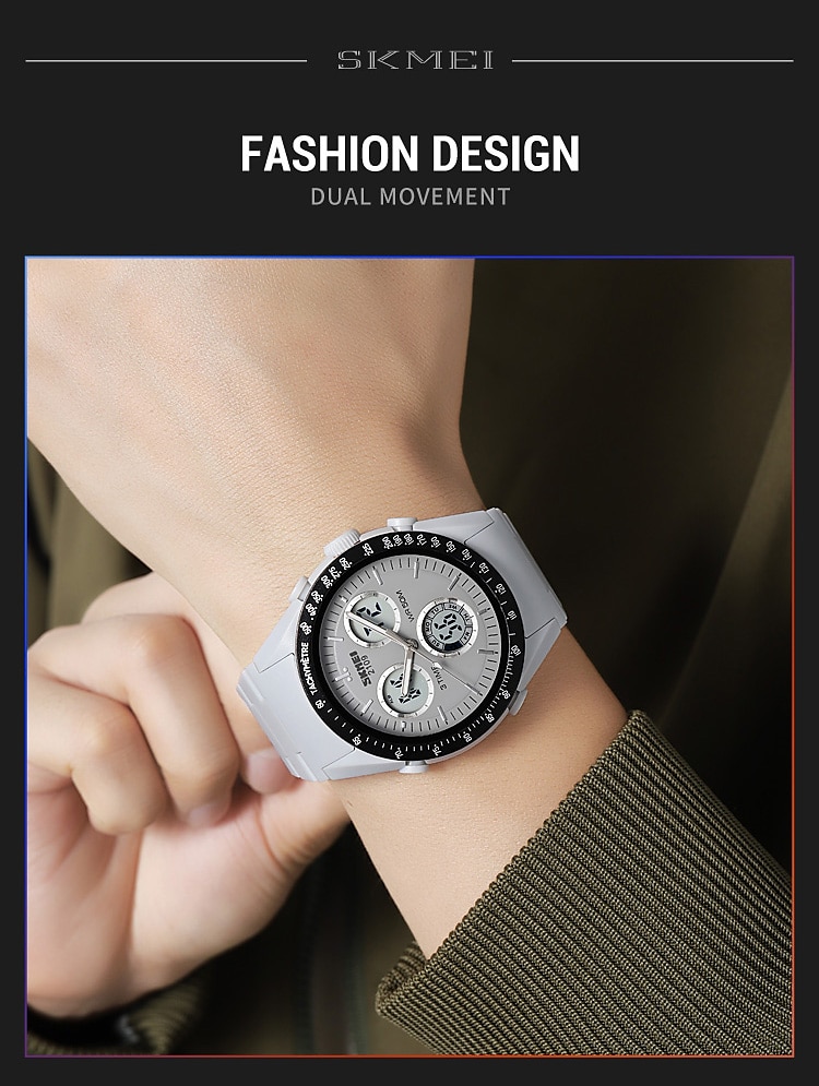 SKMEI Men Digital Watch Fashion Casual Wristwatch Luminous Stopwatch Alarm Clock Countdown TPU Watch 2025 - $31.99 –P9