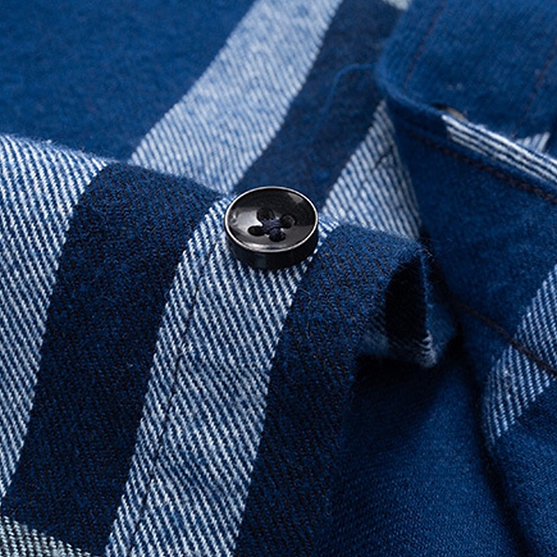 Per uomo Camicia Camicia casual Camicia a quadri Camicia con Bottoni Quadri All'aperto Abbigliamento quotidiano Rosso Blu Marrone Blu scuro Manica Lunga Bavero Autunno & Inverno Abbigliamento Tasca del 2026 a $46.99 –P10