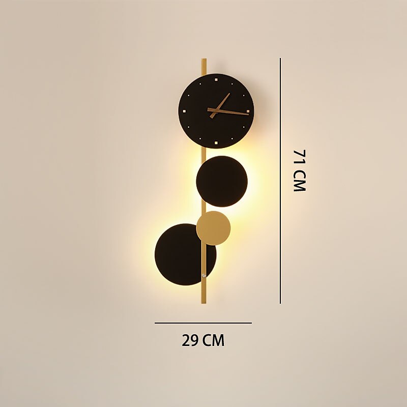 aplice de perete aplică ceas de perete, dormitor noptieră sufragerie fundal perete decorativ agățător aplic 2025 - $215.69 –P1