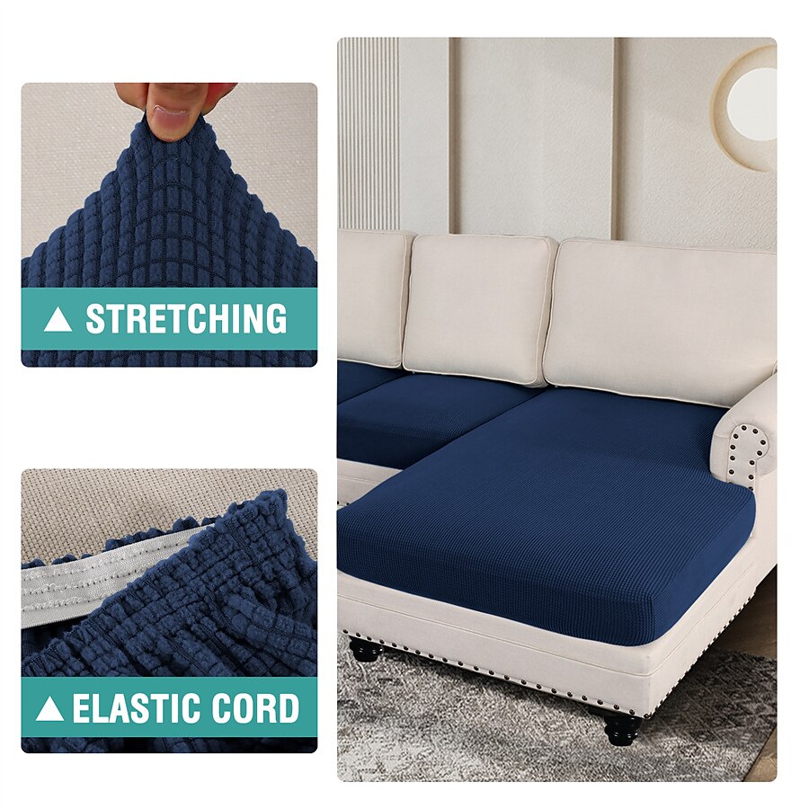 Capas de sofá seccionais, capas de sofá em forma de l antiderrapantes elásticas, capas de almofada de assento de sofá separadas, capa de chaise-longue para sofá secional esquerdo/direito de 2/3 de 2025 por $41.99 –P7