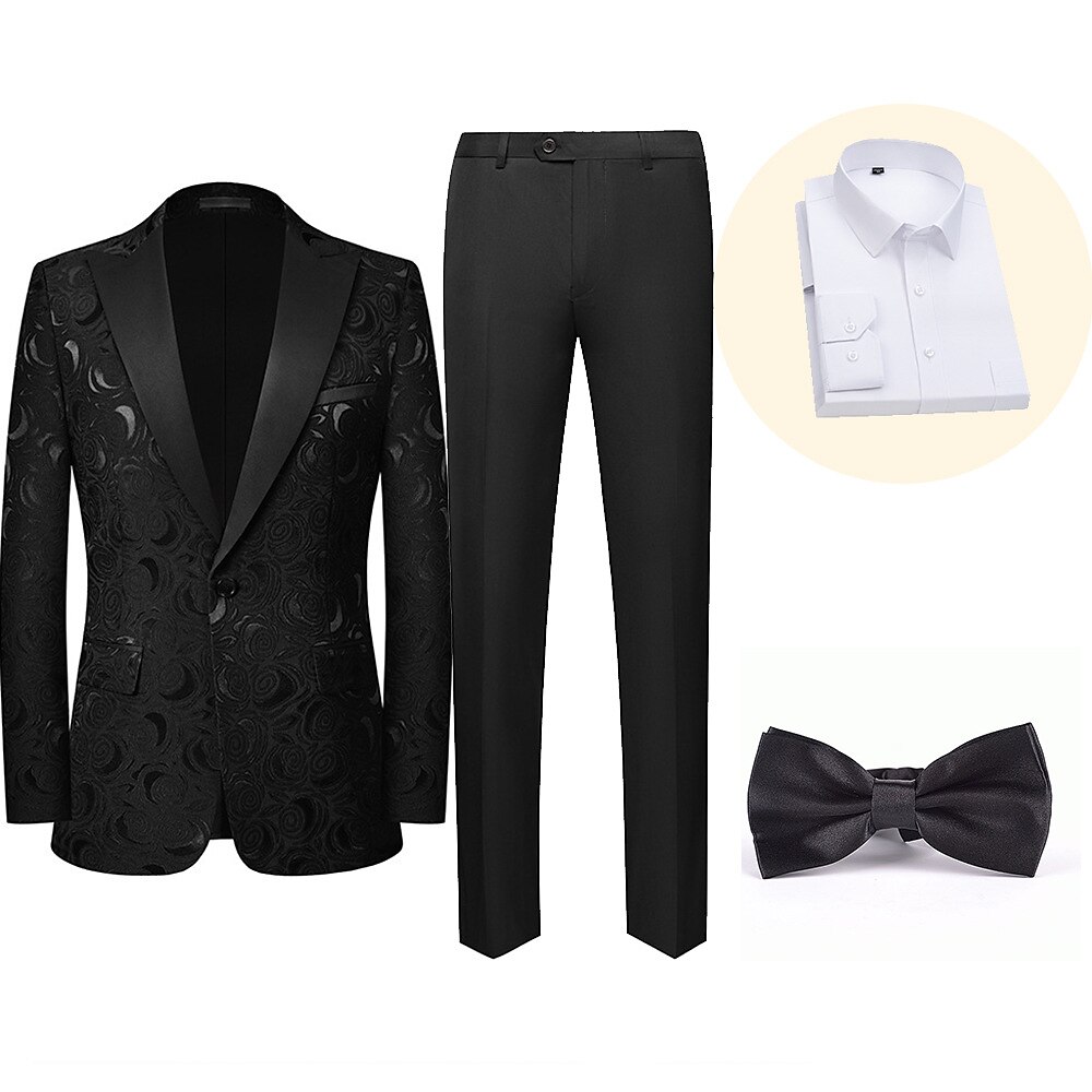 Retro Vintage Roaring 20s 1920s Outfits Suits & Blazers The Great Gatsby Gentleman Men's Masquerade Party Party & Evening Bachelorette Party Adults' Coat Blouse Pants 2025 - $133.99 –P4