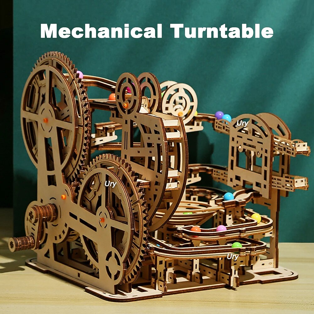 3D Wooden Puzzle Marble Run Set DIY Mechanical Track Electric Manual Model Building Block Kits Assembly Toy Gift for Teens Adult 2025 - $101.99 –P9