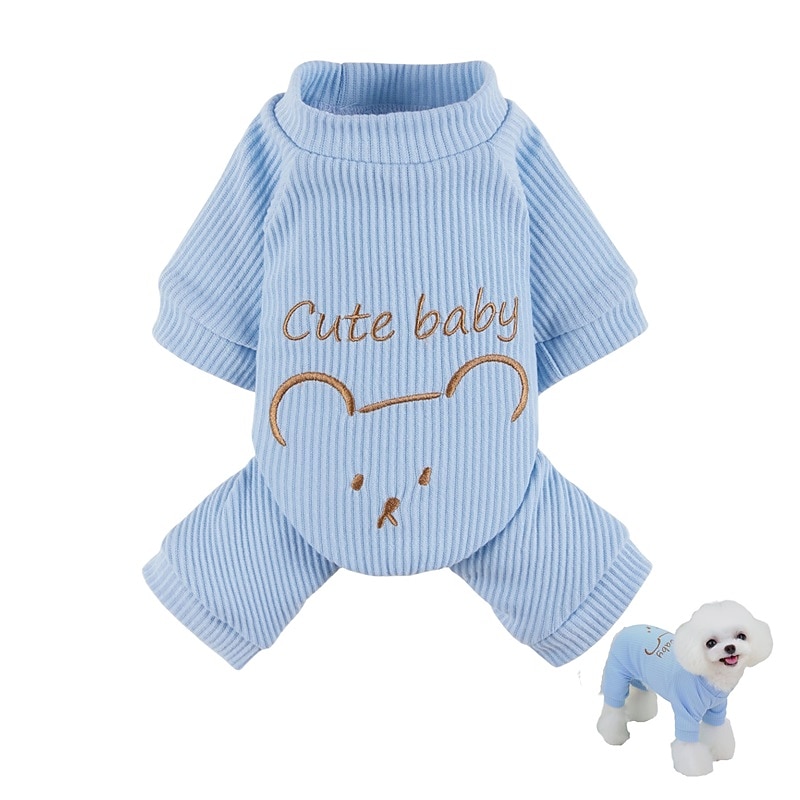 Chien Chat Combinaison Mignon Occasionnel Hiver Chaud Respirant Doux Lavable Confortable Extérieur Décontracté Quotidien Vêtements pour Chiens for Bichon Frisé Spitz Nain Bébé Animal Papillon Petit de 2025 ? $15.49 –P5