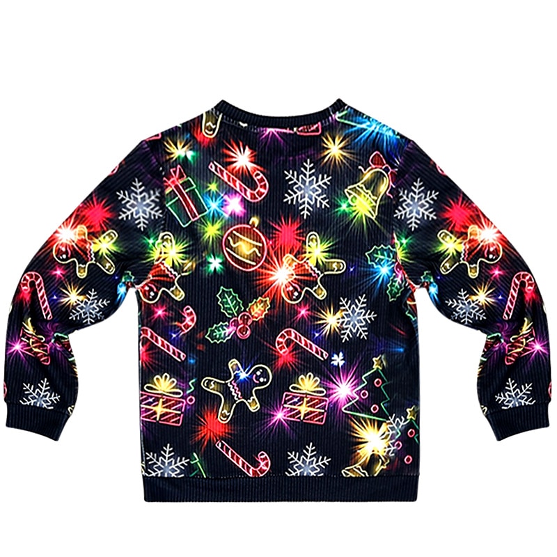 maglione natalizio brutto maglioni da uomo rock fiocco di neve pan di zenzero pullover maglione maglieria maglia capodanno maglione esterno quotidiano vacanza manica lunga girocollo autunno inverno del 2025 a $39.99 –P5