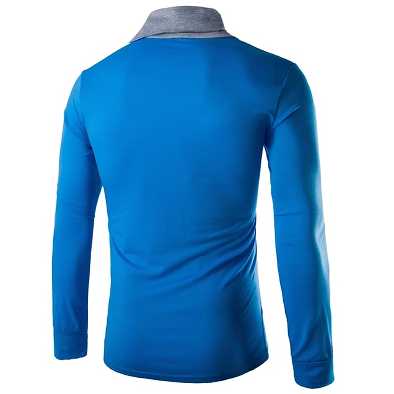Voor heren T-shirt Shirt met lange mouwen Lange mouw Coltrui Lente & Herfst Effen Modieus Ontwerper Basic Vakantie Straat Uitgaan Zwart Wit Rood Top T-shirt voor mannen 2025 - $24.99 –P7