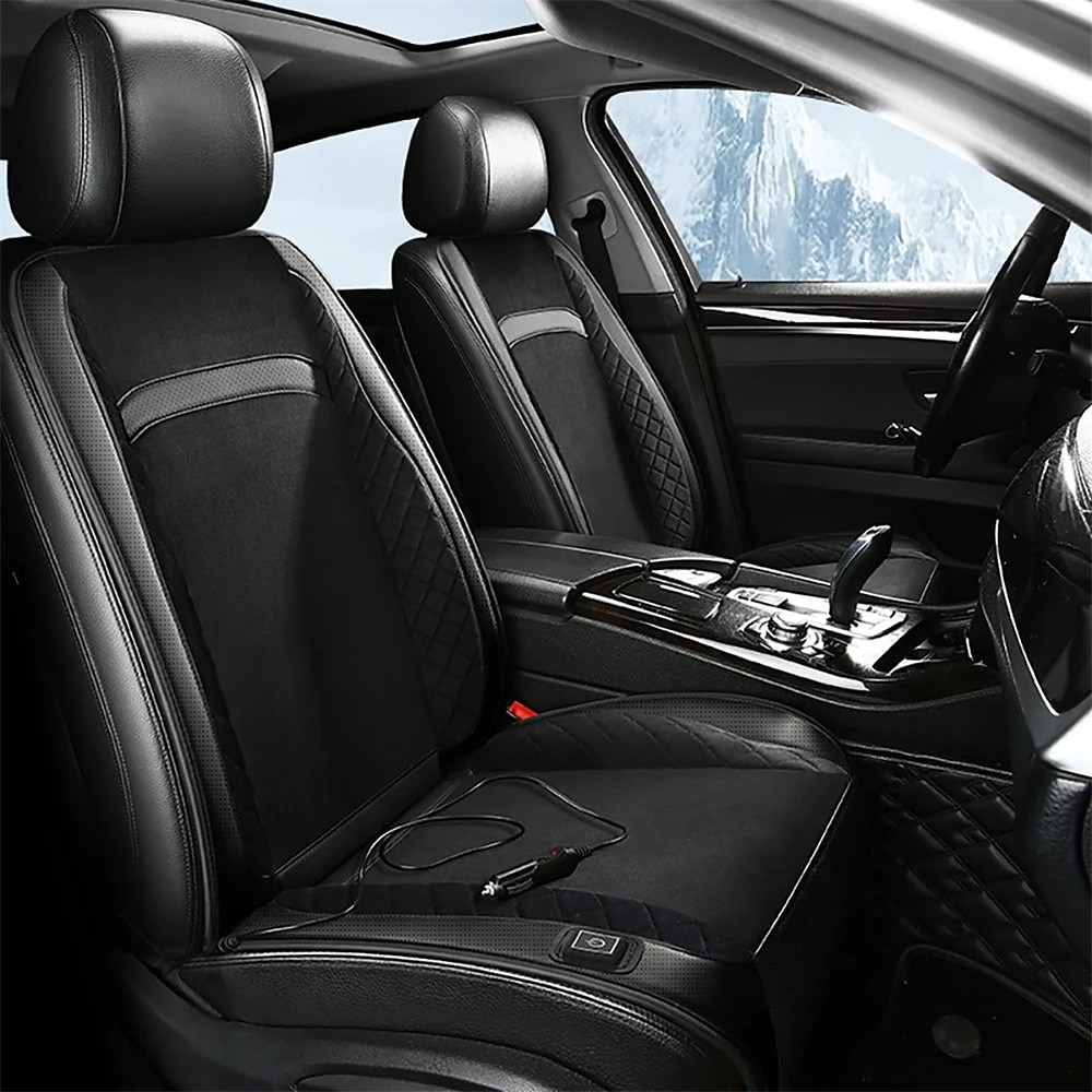 Heated Car Seat Cover Winter Warm Fast Heating Pad, Washable Car Seat Cushion, Universal Fit 2025 - $56.99 –P2