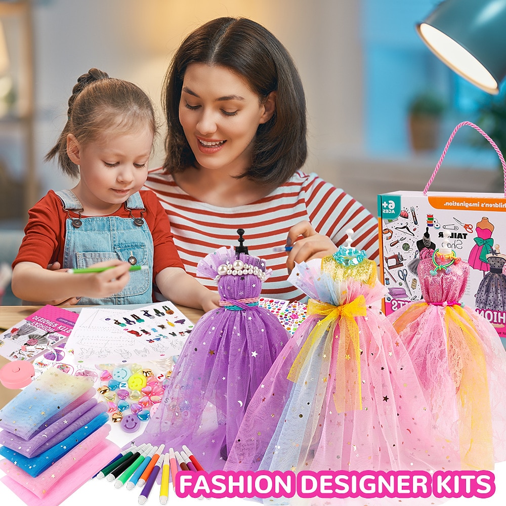 Children's Clothing Design Sewing Set for Girls Enlightenment Christmas Gift DIY Handmade Creative Production of Children's Clothing Toys 2026 - $83.54 –P2