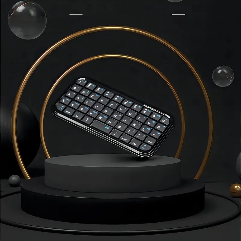 2025年 ワイヤレスキーボードミニ静音キーボード充電式リチウム電池 bt キーボードタブレット電話用  コレクション – $23.99 –P4