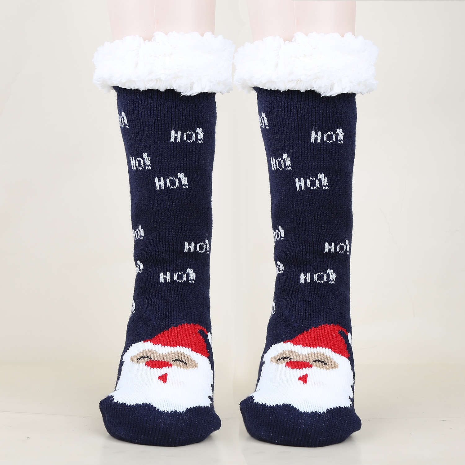 Papá Noel Artículos Para Celebrar la Navidad Calcetines de Navidad Hombre Mujer Navidad Nochebuena Estilo lindo Calcetines 2025 - $15.49 –P8