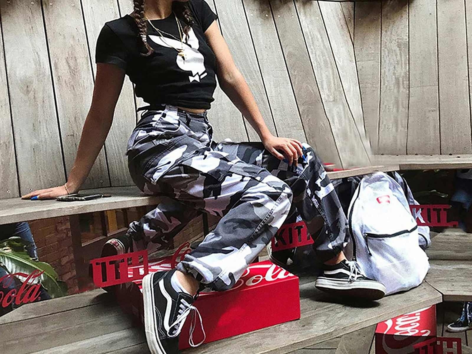 Women's Cargo Pants Full Length Side Pockets Basic Hip-Hop Leisure Sports Weekend Wine Pink S M Spring &  Fall 2023 - US $24.99 –P20