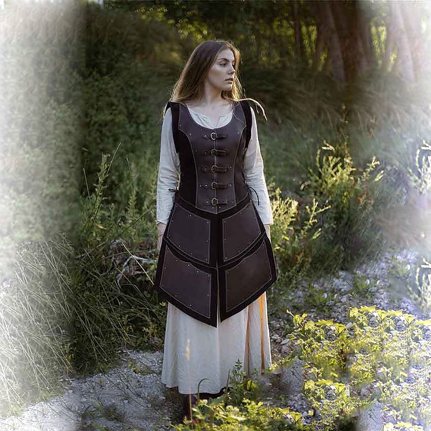 Retro Středověké Renesanční Šaty Zbraně a výzbroj Hrudník Válečník Viking Shieldmaiden Maškarní kostým Dámské Viking Fantazie předvečer Všech svatých Karneval LARP Dospělé Šaty 2026 - $67.99 –P4