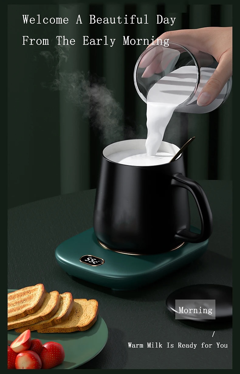 Electric Coffee Mug Heater for Desk Auto Shut off USB Tea Milk Beverage Cup Heater Heating Plate for Office Home 3 Temperature Setting 2025 - $25.99 –P4