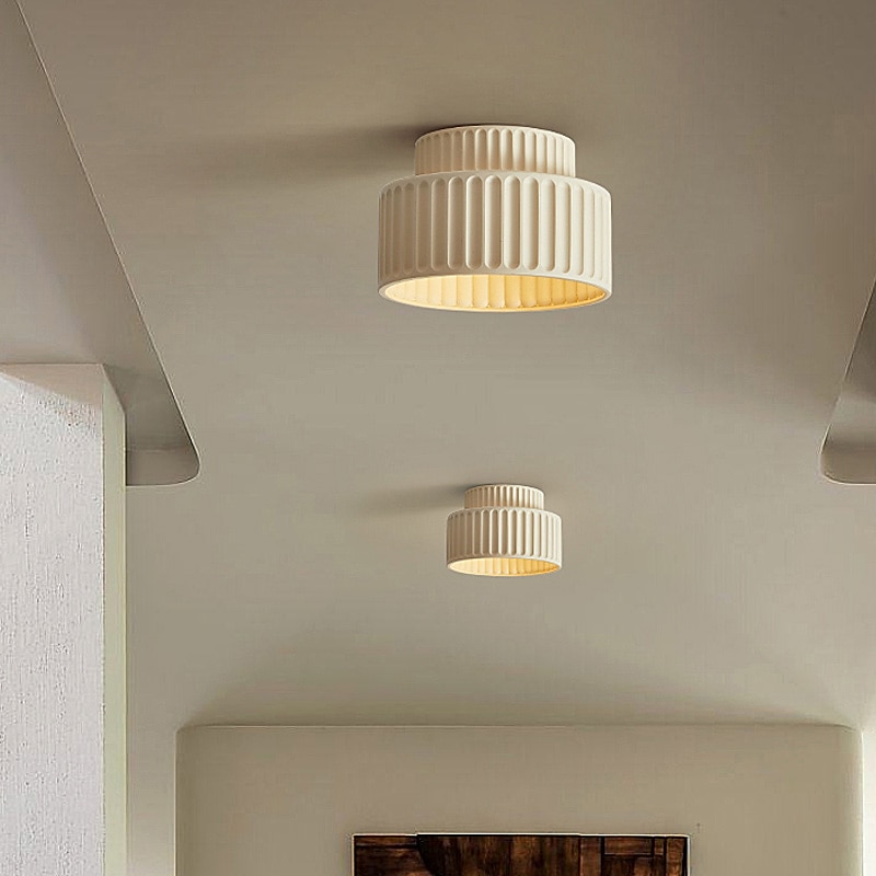 severská minimalistická stropní světla balkon osobnost japonská stropní svítidla šatna výzdoba wabi-sabi zapuštěná montáž stropní osvětlení bar b &b kavárenské svítidlo e27 110-240v 2025 - $137.99 –P6