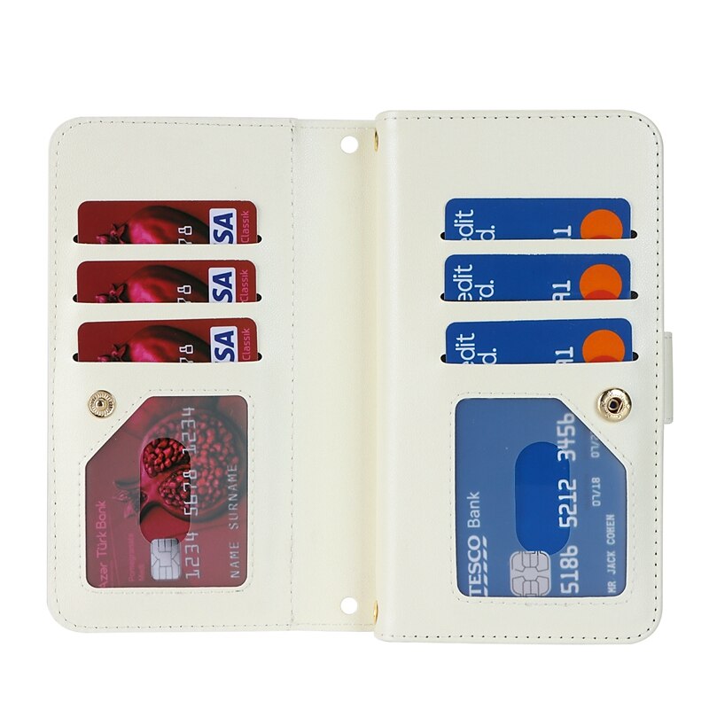 Phone Case For iPhone 15 Pro Max Plus iPhone 14 13 12 11 Pro Max Plus Back Cover Wallet Case with Stand Holder Magnetic with Lanyard Retro TPU PU Leather 2025 - $24.99 –P10