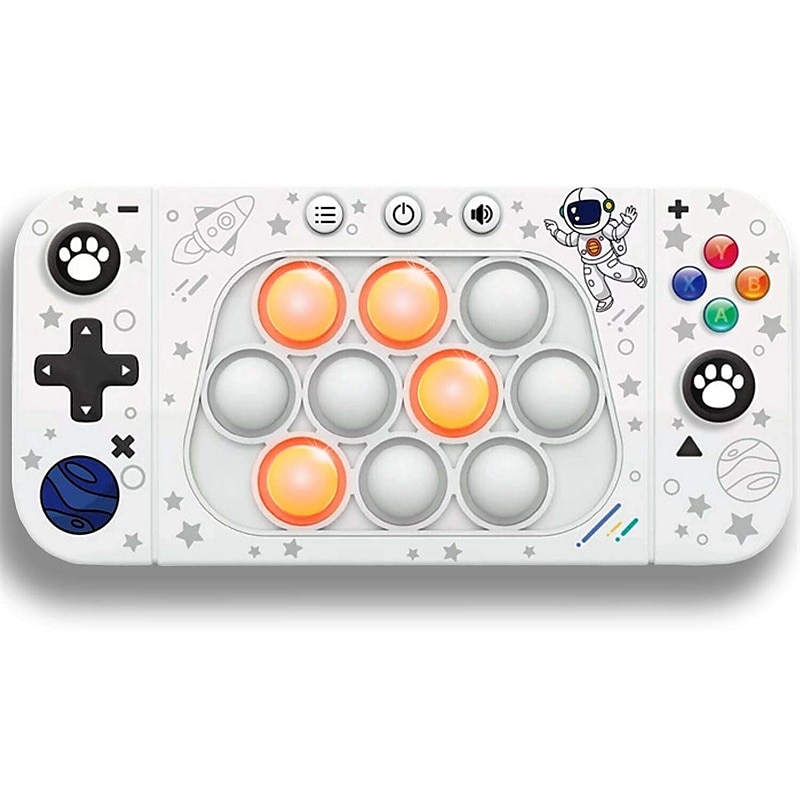 Ручная игра с быстрым нажатием, игровые игрушки с поп-подсветкой, обновленная версия 2, слегка нажмите, чтобы выключить горящие пузыри. Сенсорные игрушки для детей 6, 7, 8, 9 лет, мальчиков & девушки 2025 - $21.99 –P1