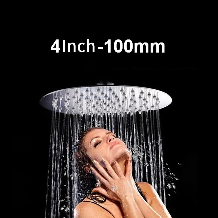 ראש מקלחת 12/10/8/6 אינץ' נירוסטה דק במיוחד ראשי מקלחת מפל מים עגולים ראשי מקלחת ראש גשם גשם אביזרי אמבטיה 2025 - $6.49 –P2