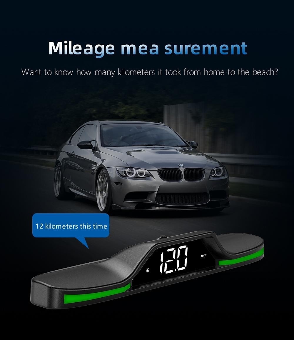 New Digital LED Speedometer Universal GPS/Beidou Car HUD Head Up Display Overspeed Alarm Free Switching of 5 Breathing Lights 2025 - $75.99 –P18