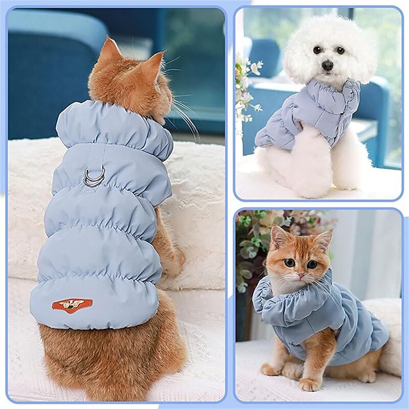 Chien Chat Manteau Veste Gilet Mode Fête Hiver Chaud Respirant Doux Lavable Confortable Noël Halloween Extérieur Décontracté Quotidien Vêtements pour Chiens for Bichon Frisé Spitz Nain Bébé Animal de 2025 ? AU $31.19 –P3