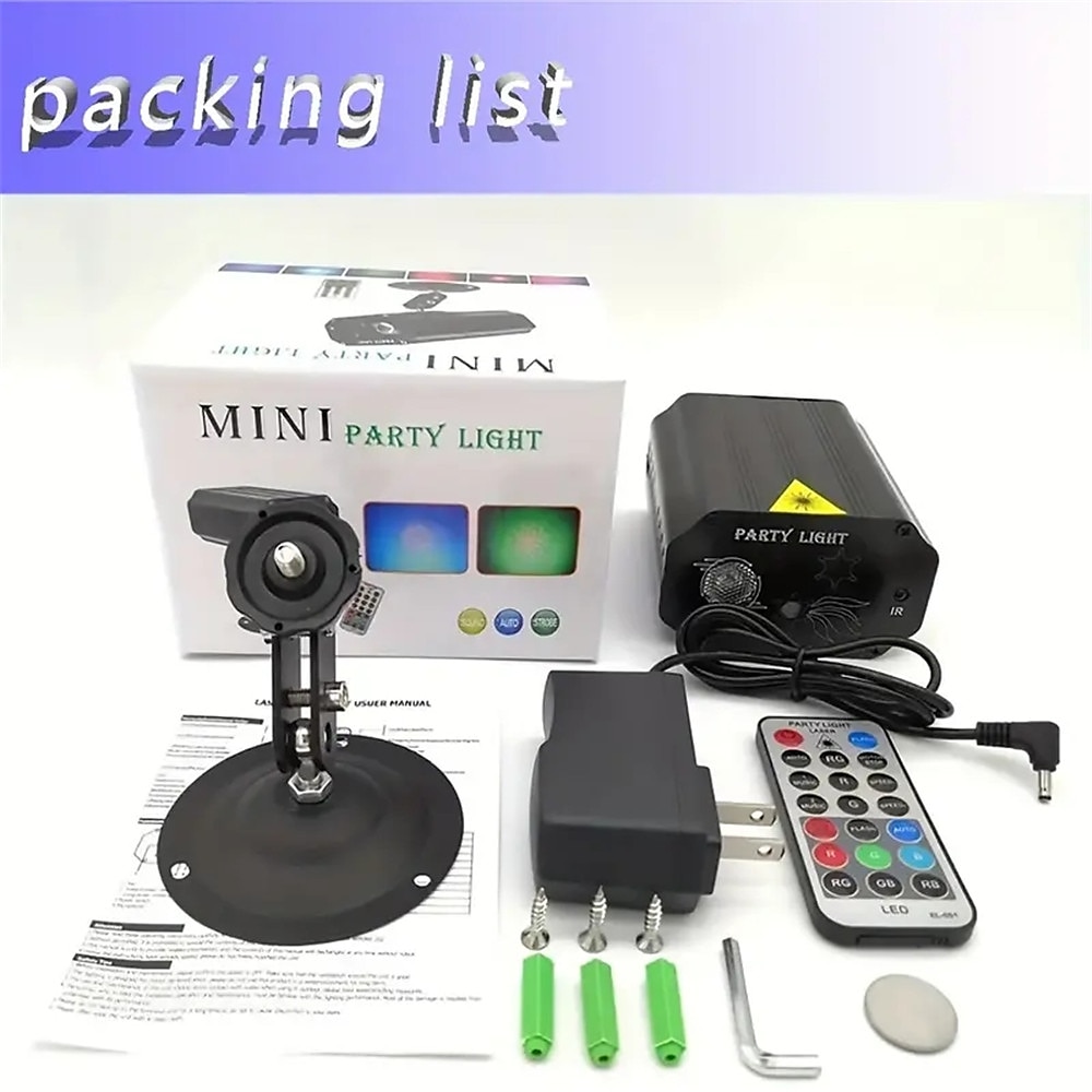 Party Lights Dj Disco Lights Strobe Stage Light Sound Activated Multiple Patterns Projector With Remote Control For Parties Bar Birthday Wedding Holiday Event Live Show Xmas Decorations Lights 2025 - $51.99 –P11