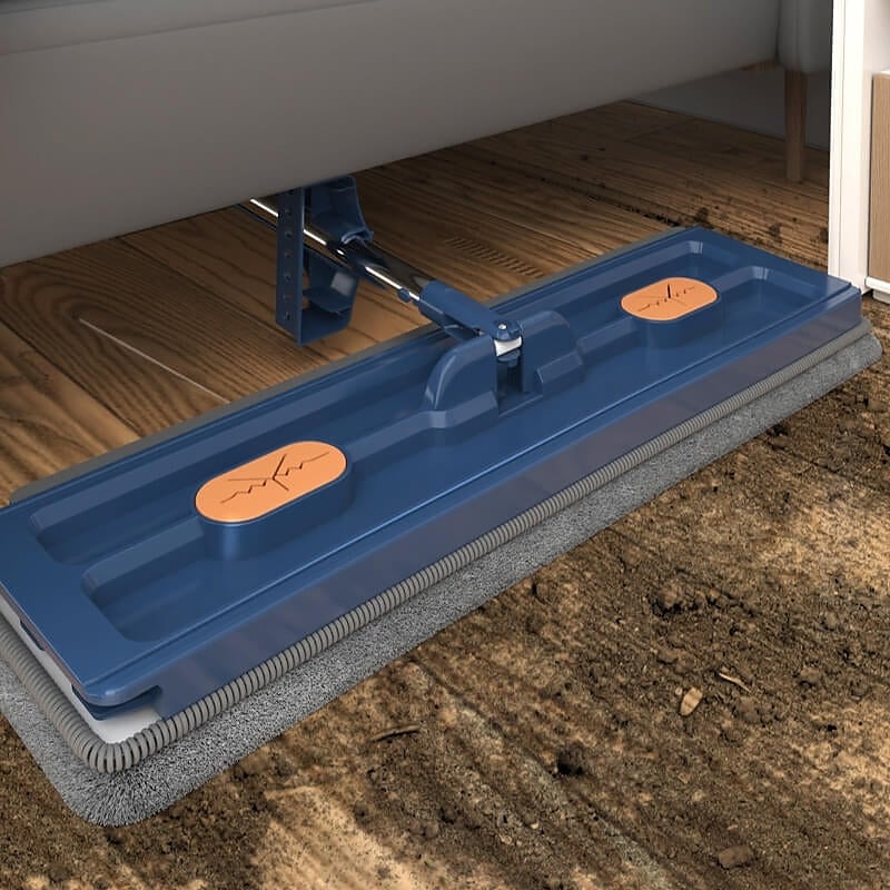 spazzolone piatto grande, ruotabile a 360° spazzolone piatto in microfibra per grandi superfici, con raschietto per l'asciugamento dell'acqua, spazzolone con manico lungo in acciaio inox per pavimenti del 2025 a $26.99 –P9